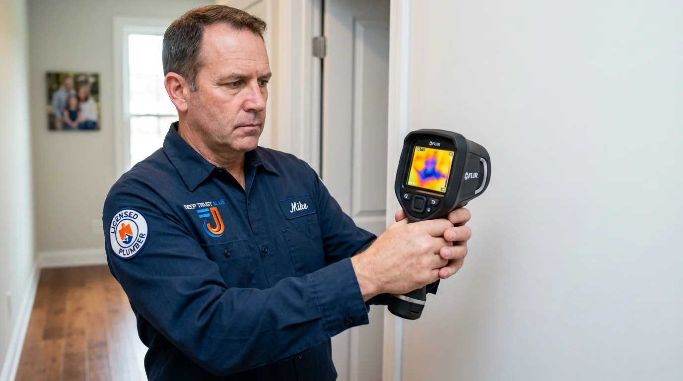 Thermal imaging leak detection by Johns Plumbing LLC in West Valley City